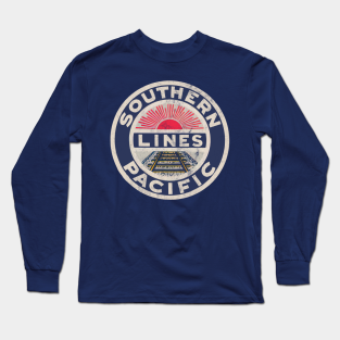 Southern Lines Pacific Long Sleeve T-Shirt - Southern Lines Pacific Railroad Company by CultOfRomance